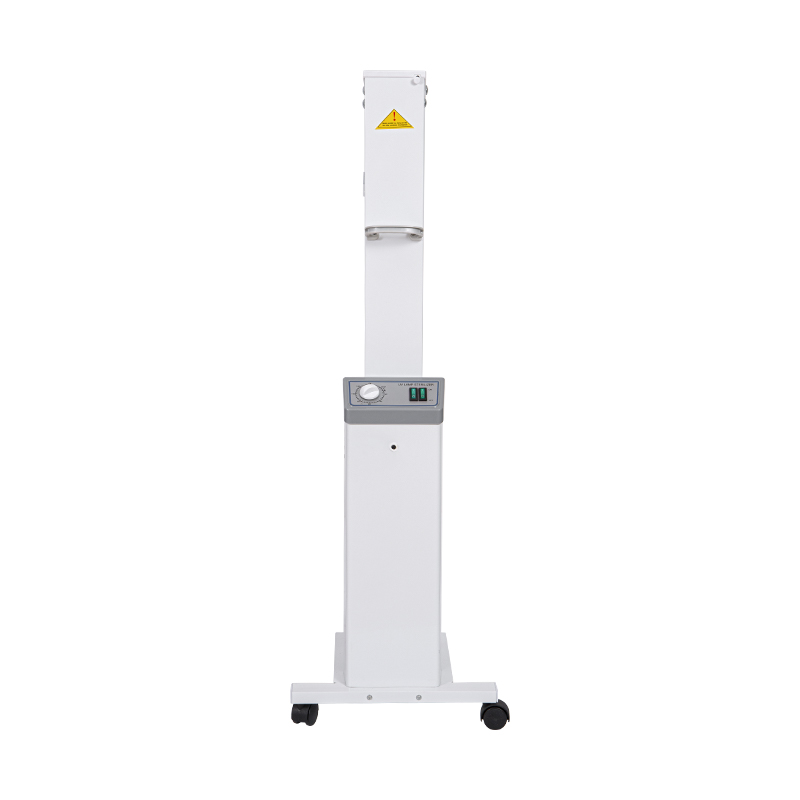 Carrello sterilizzatore con lampada UV a doppio tubo