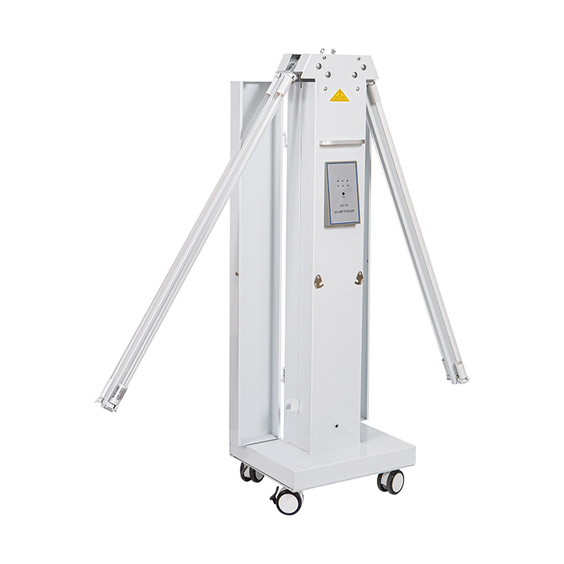 Carrello sterilizzatore con lampada UV a quattro tubi