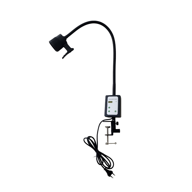 Lampada da visita a collo di cigno a LED da tavolo con clip da 9 W